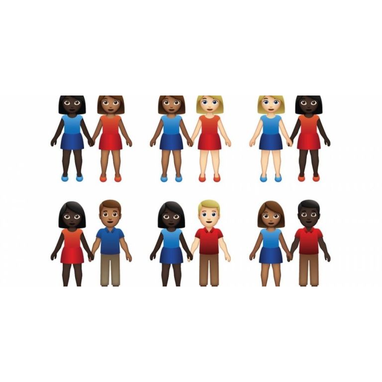Ahora tendremos emojis de parejas interraciales y es gracias a Tinder