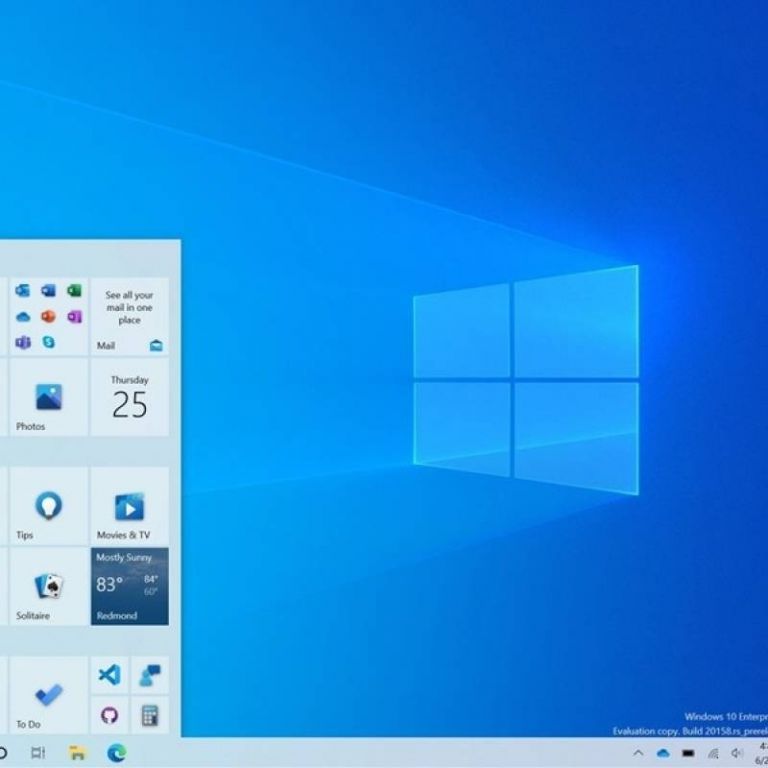 Windows 10 evoluciona: nos muestra su nueva interfaz para el men de inicio y la barra de tareas