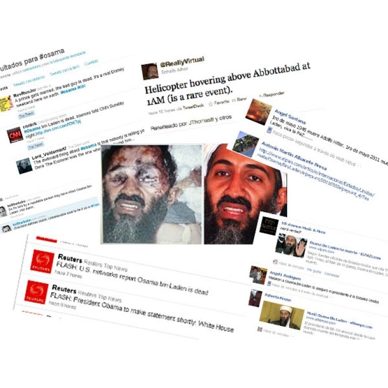 Twitter, di la primicia de la muerte de Bin Laden
