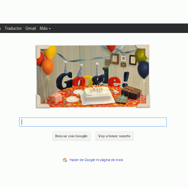 Google celebra su 13 aniversario