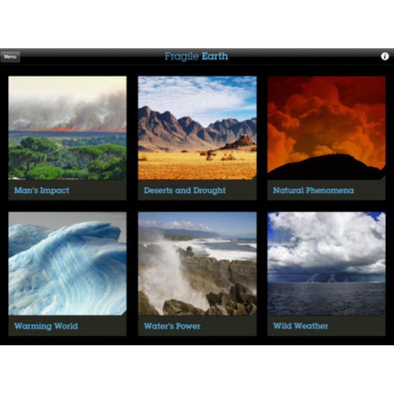Fragile Earth, una app para conocer los efectos del cambio climático.