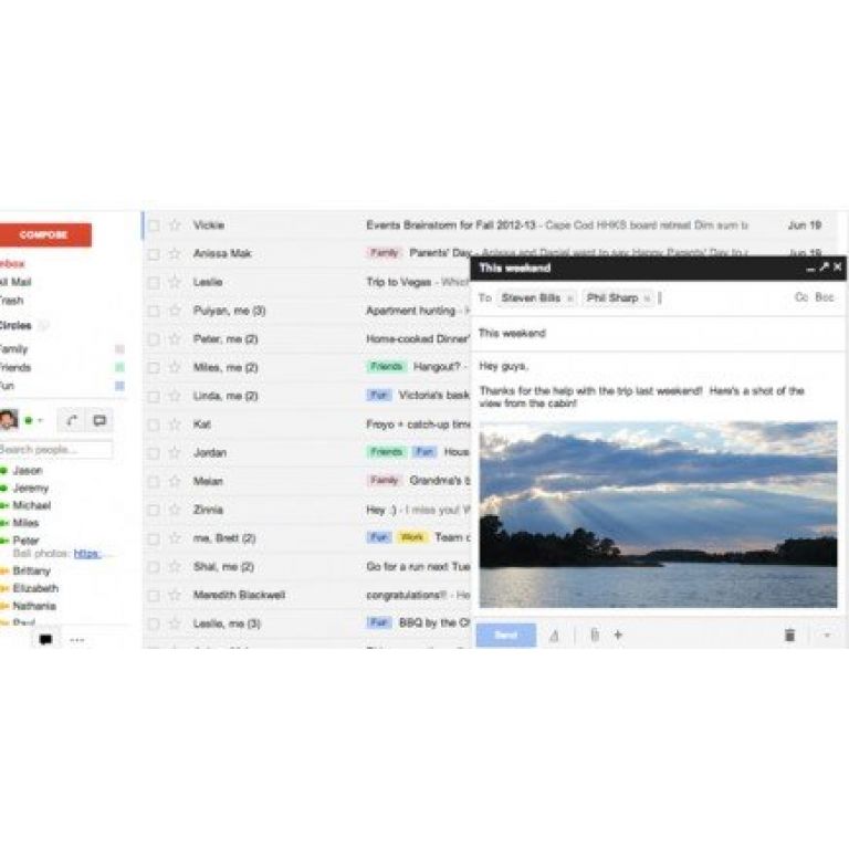 Gmail estrena nueva interfaz gráfica.