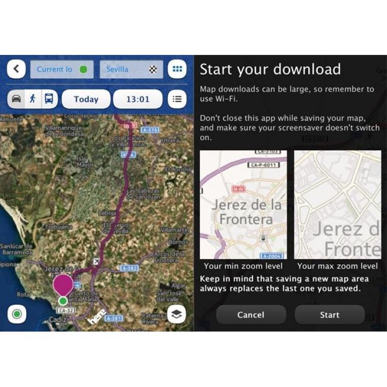 Here, los nuevos mapas de Nokia, llegaron a iOS