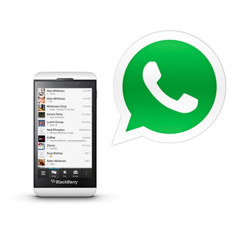 WhatsApp, disponible para BlackBerry 10