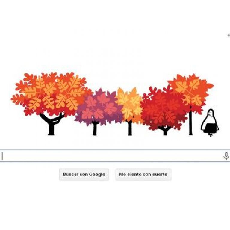 Bienvenida al otoño con nuevo doodle