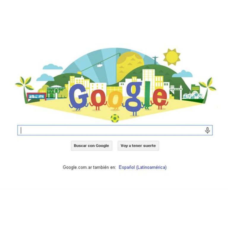 Google festeja el mundial de Brasil con un nuevo doodle