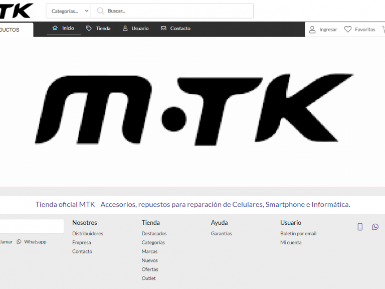Tienda oficial MTK - Accesorios, repuestos para reparación de Celulares, Smartphone e Informática. - MTK